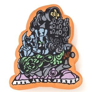 NWOT brain dead Kogan cannon orange pillow